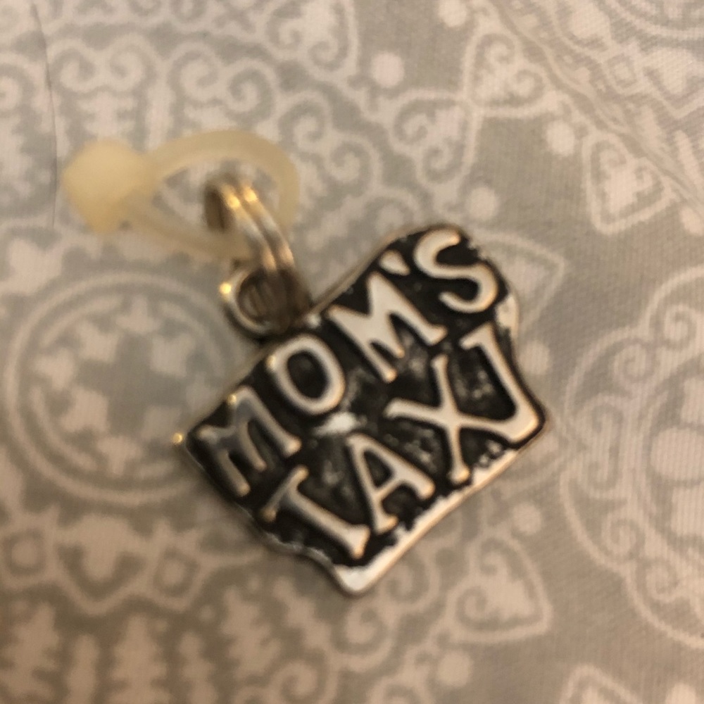 GANZ silver toned charms - moms taxi